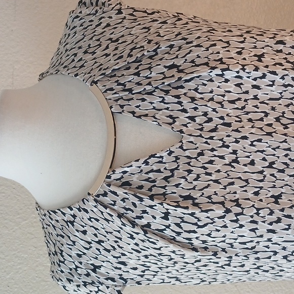 AA STUDIO WOMEN'S BLACK AND TAN DRESS SIZE 12 P - Picture 3 of 6